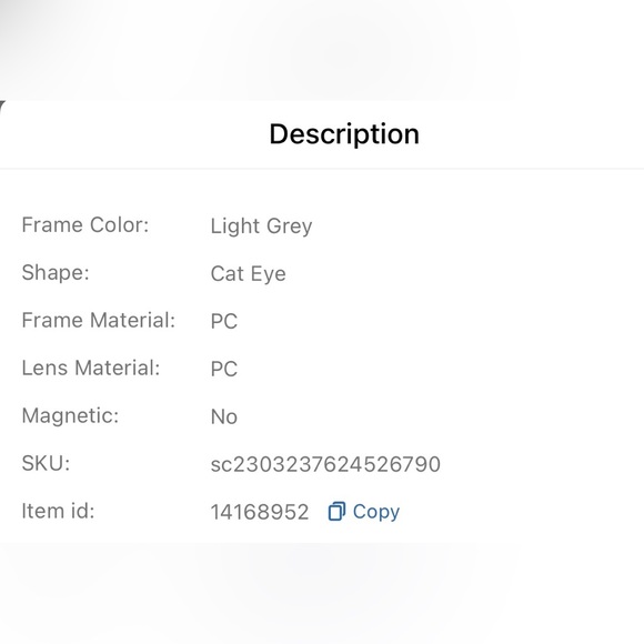 New”blue light”cat eye glasses with case for daily life.Color-clear/ light gray. - Picture 10 of 12